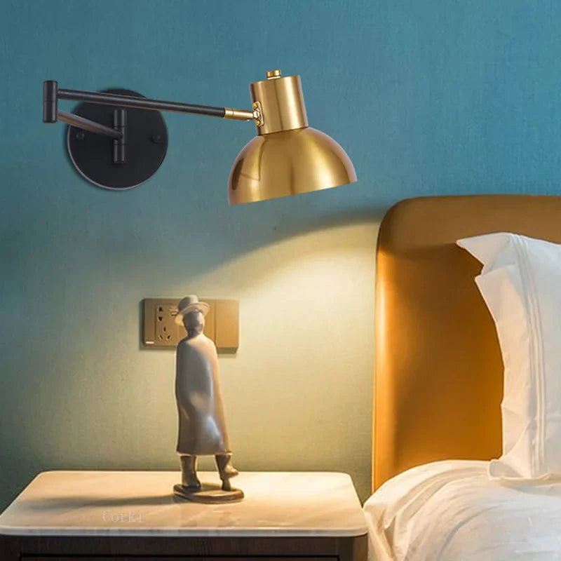 Long Arm Adjustable Wall Sconce