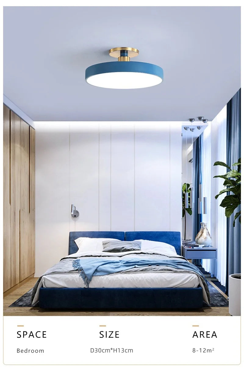 Macaron Round LED Ceiling Light