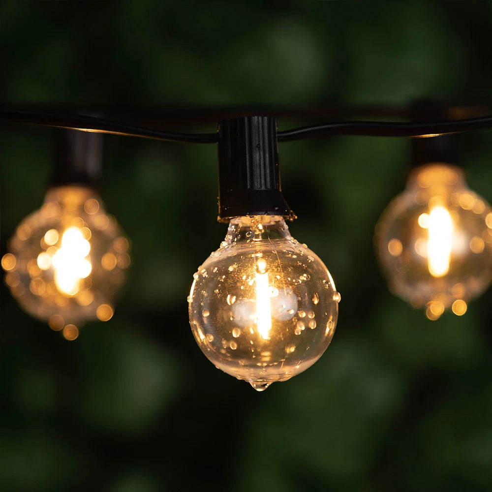 Solar G40 Globe String Lights