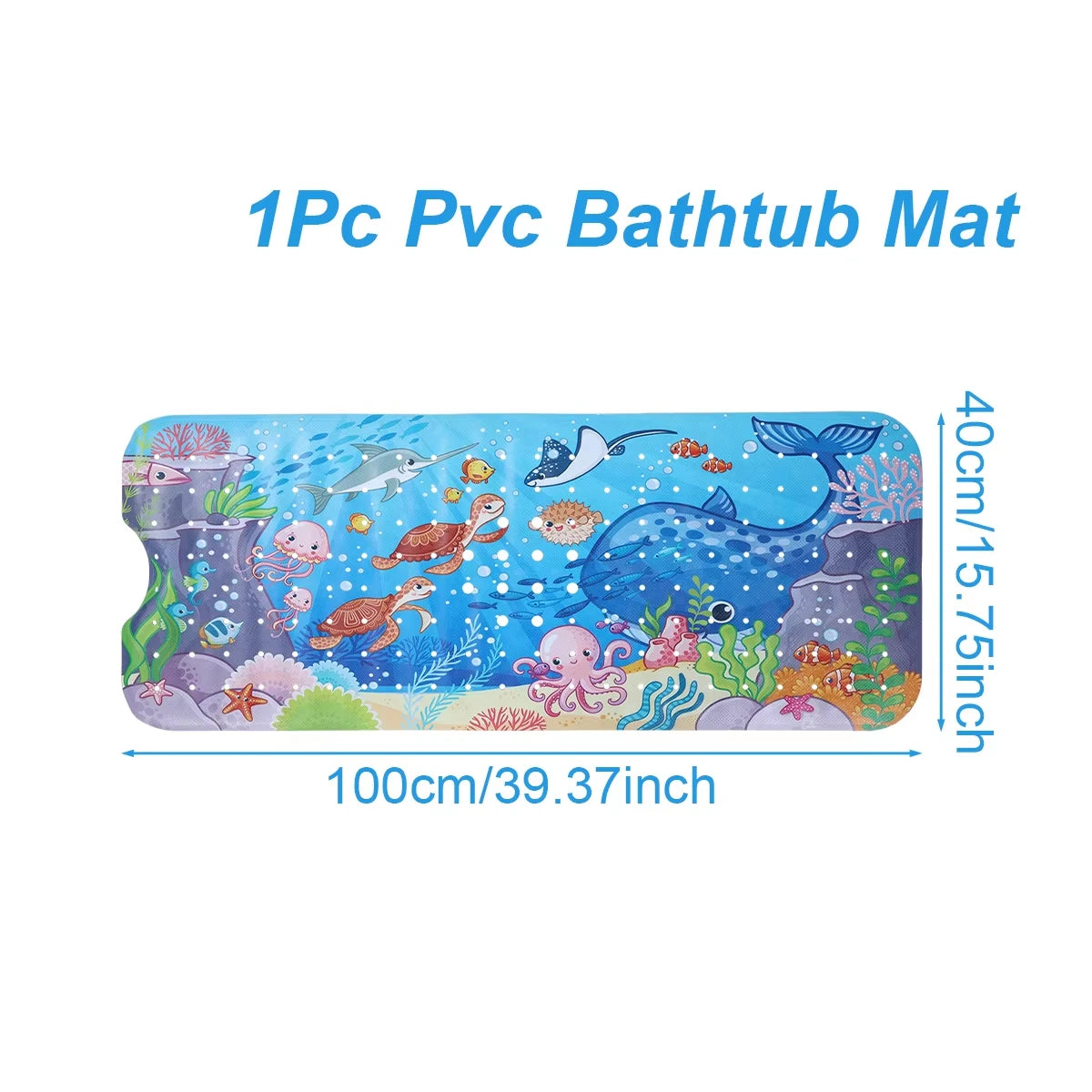 Extra Long Non Slip Baby Bath Mat