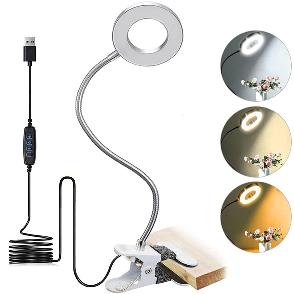 48 LED Clip Desk Lamp