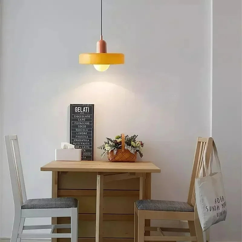 Nordic Retro Glass Pendant Light
