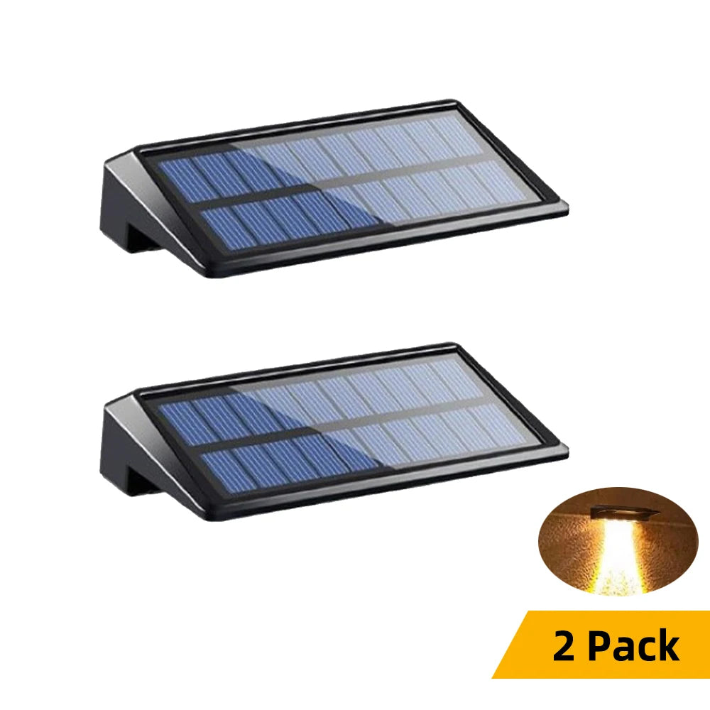 Solar LED Fence Lights 2 Pack