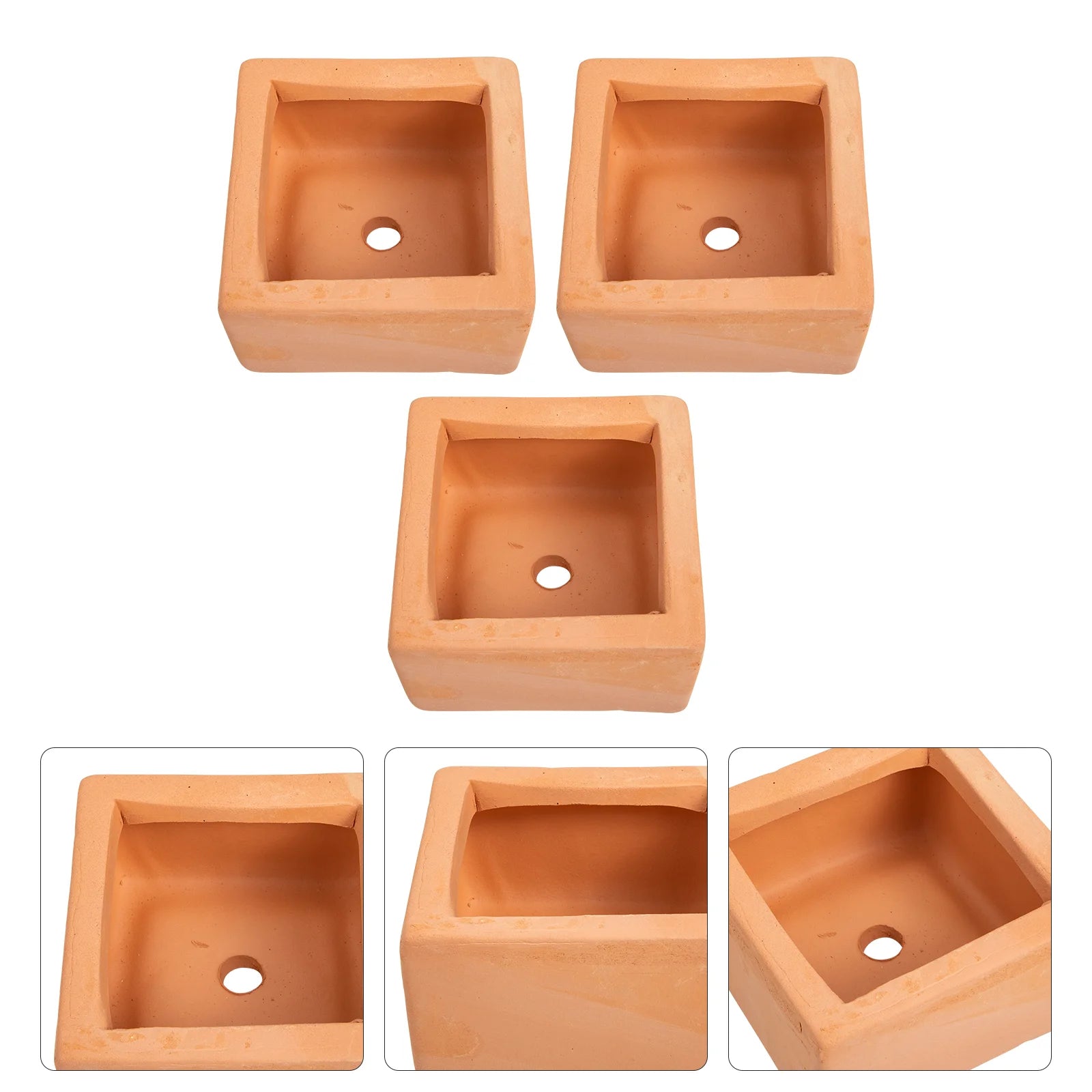 Terracotta Plant Pots Set of 3