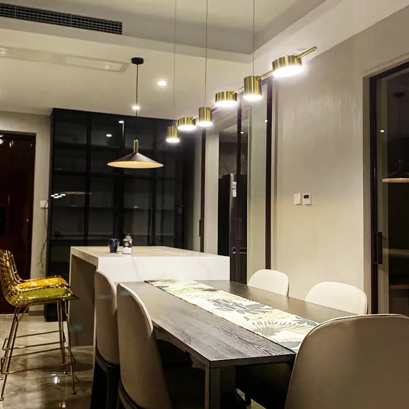 Modern LED Dimmable Multi-Head Chandelier