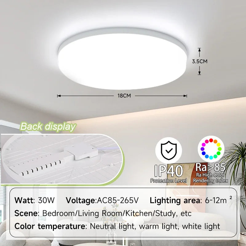 Slim Panel Modern Ceiling Chandelier