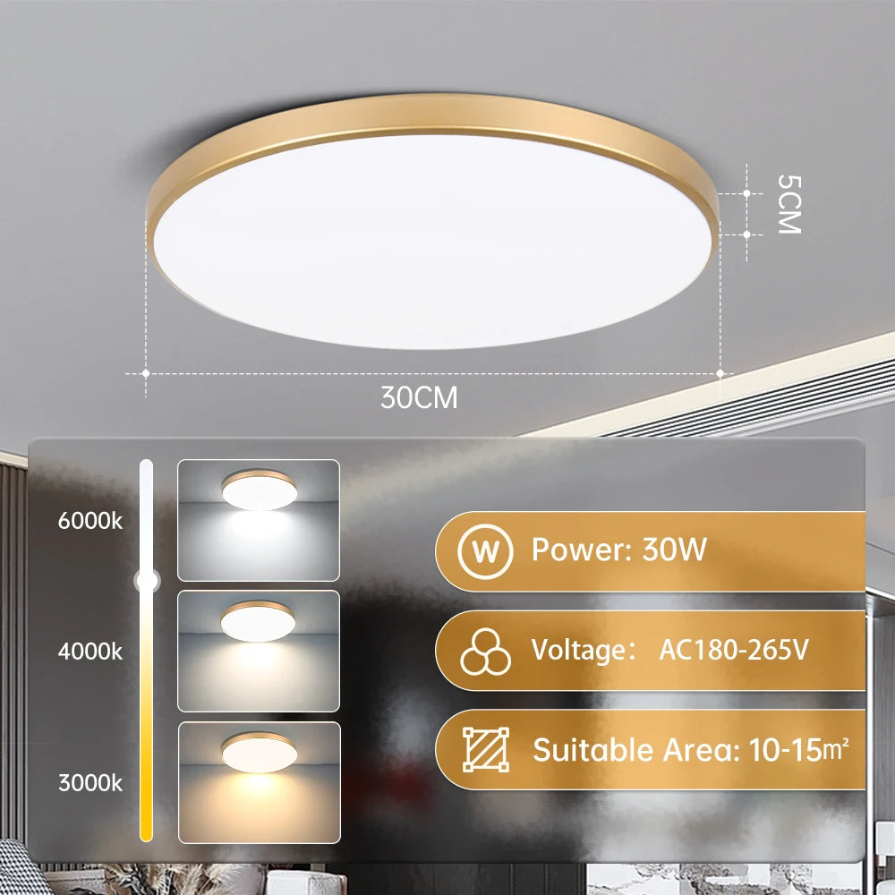 Slim Panel Modern Ceiling Chandelier