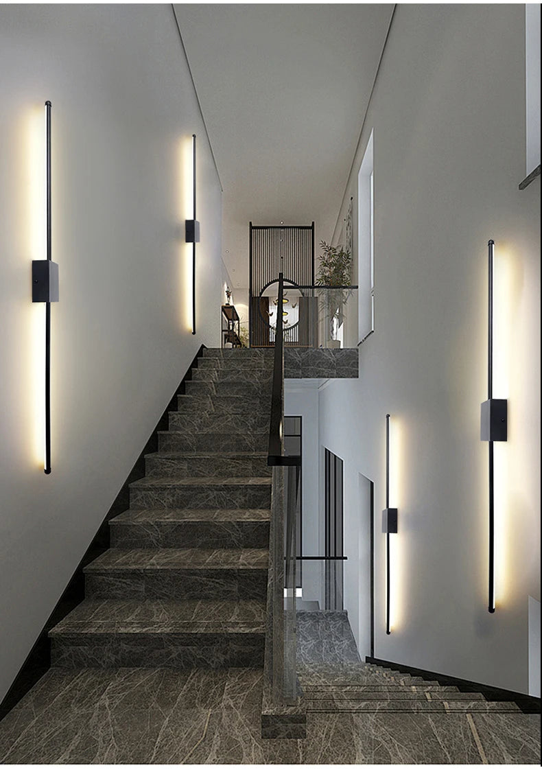 Minimalist Long Strip LED Wall Light