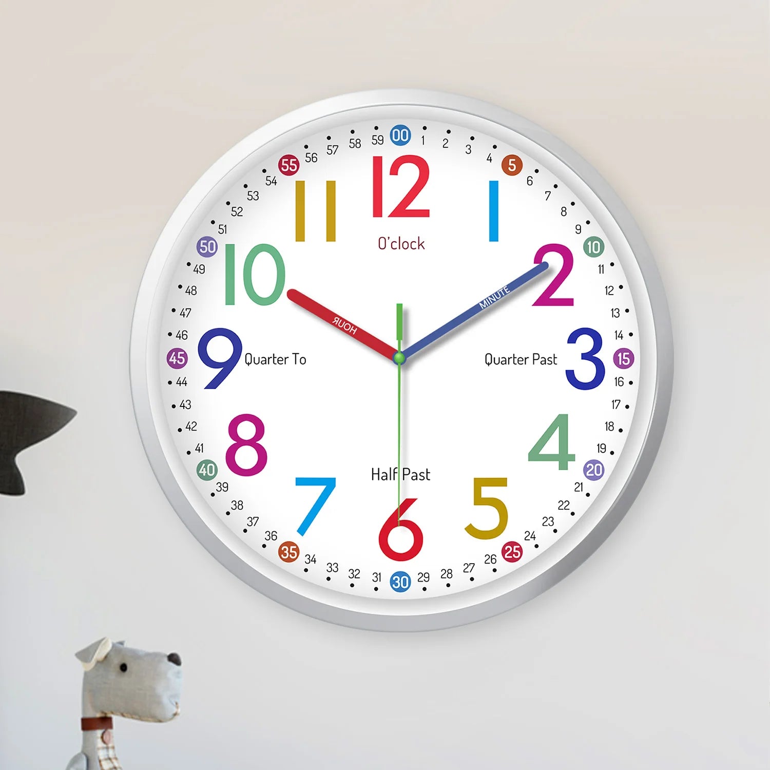Minimalist Glass Wall Clock