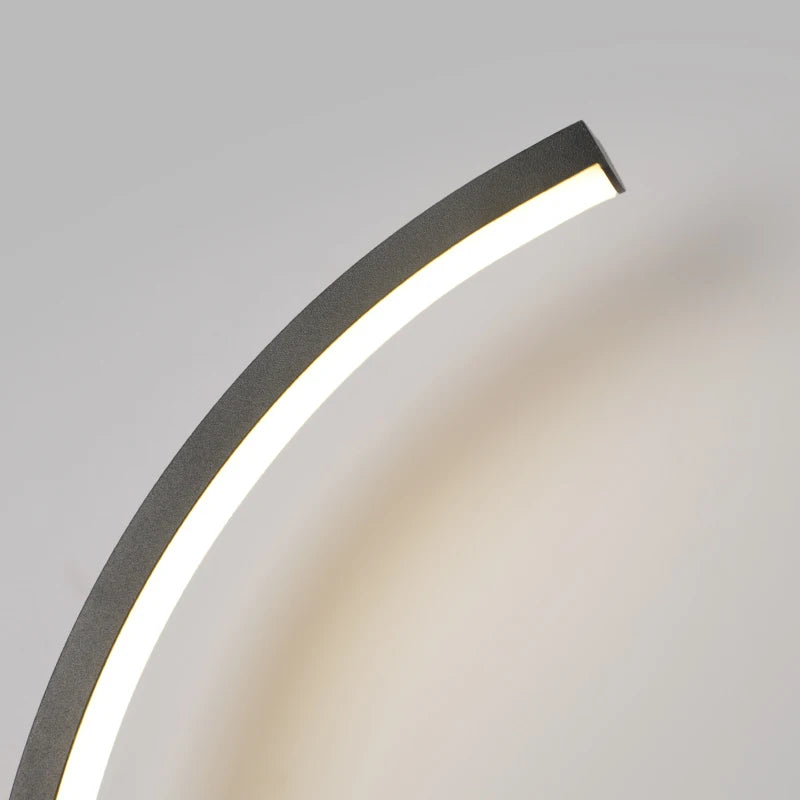 Curved Arc LED Bedside Wall Light