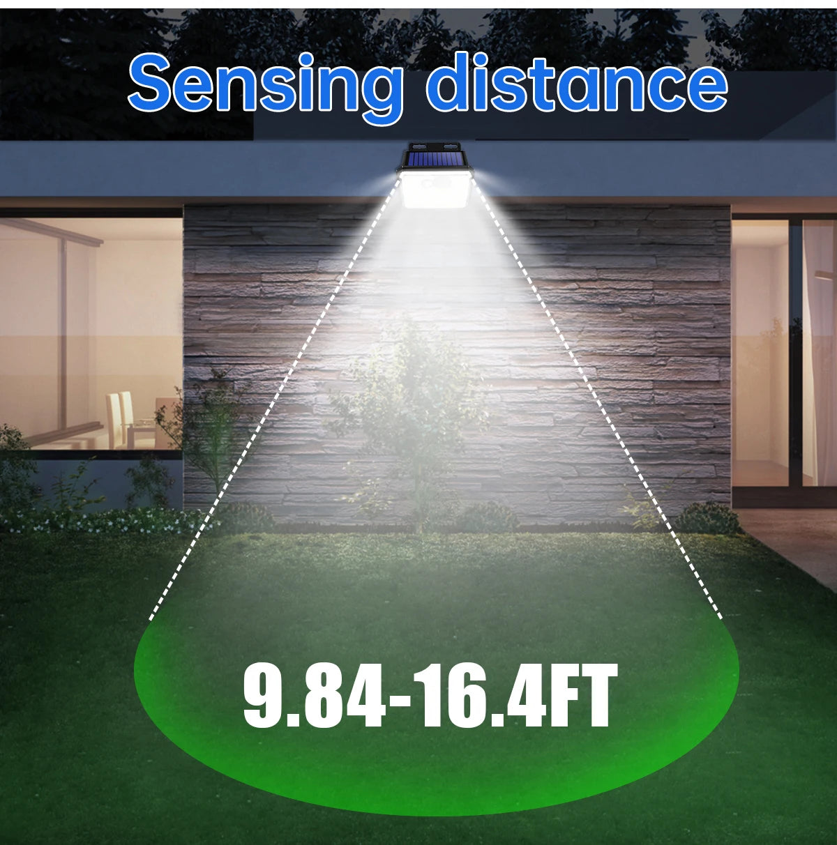 Solar Motion Sensor Wall Light