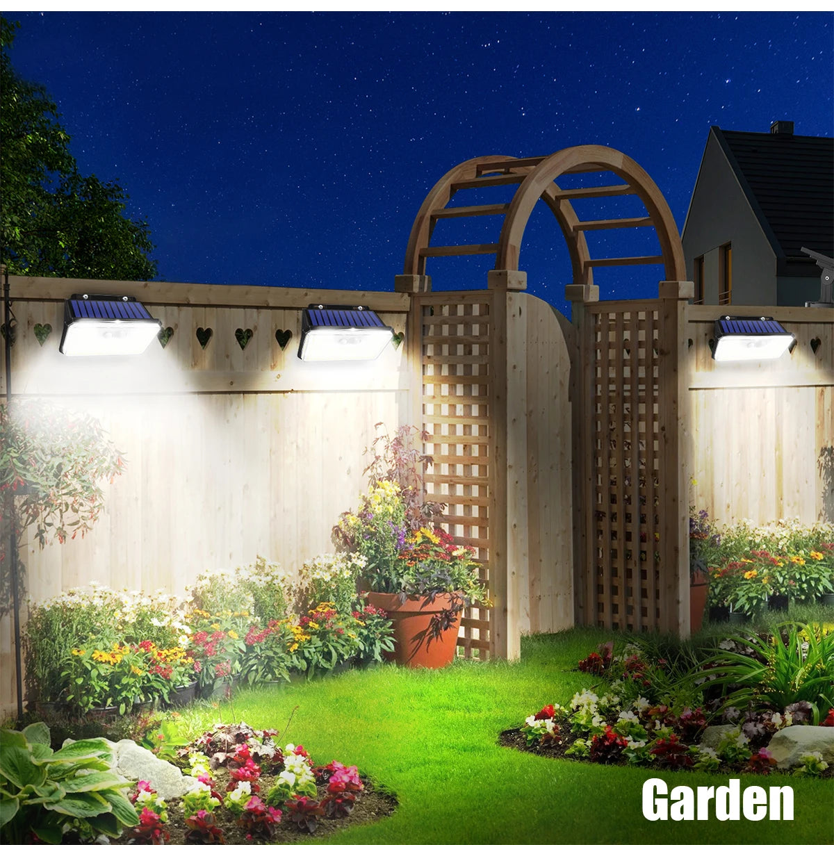 Solar Motion Sensor Wall Light