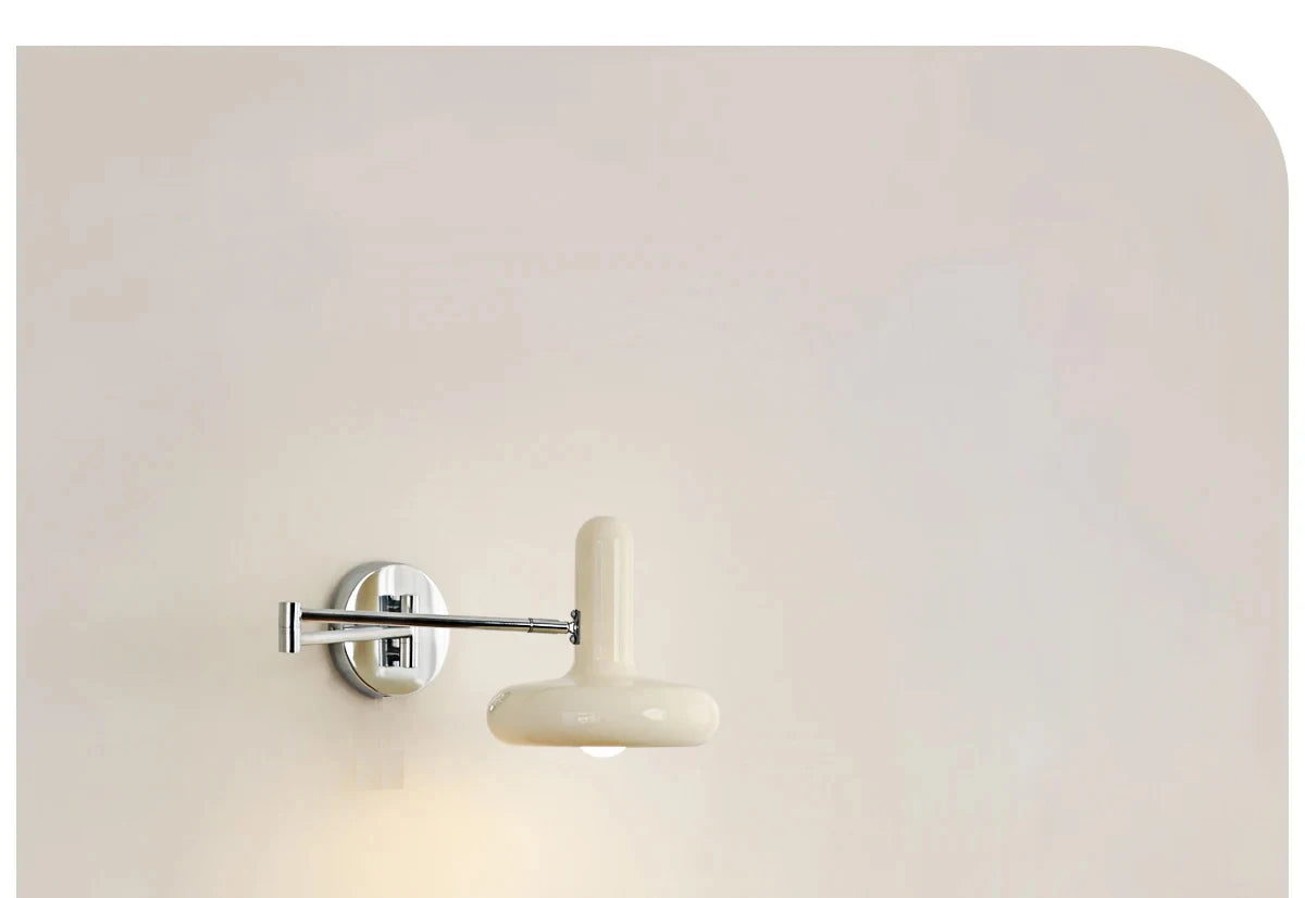 Nordic Modern Retractable Rotatable Swinging Retractable Wall Lamp