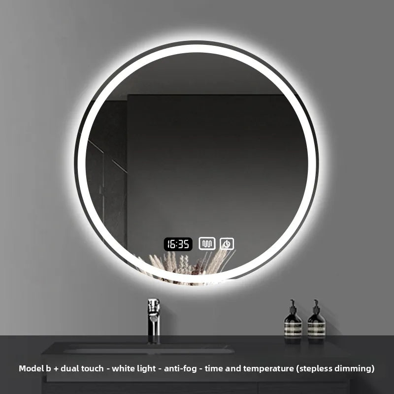 Smart Anti-Fog Round Vanity Mirror