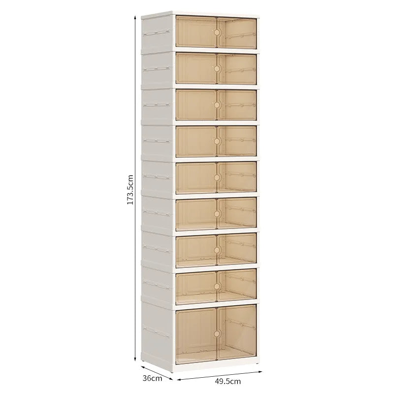 Foldable Transparent Shoe Storage Box