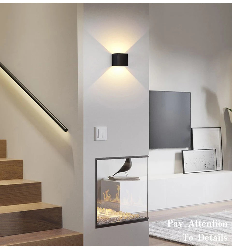 Square Up And Down LED Wall Light