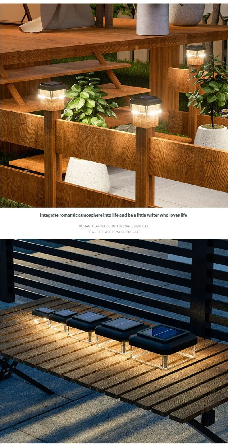 Waterproof Solar Post Cap Light