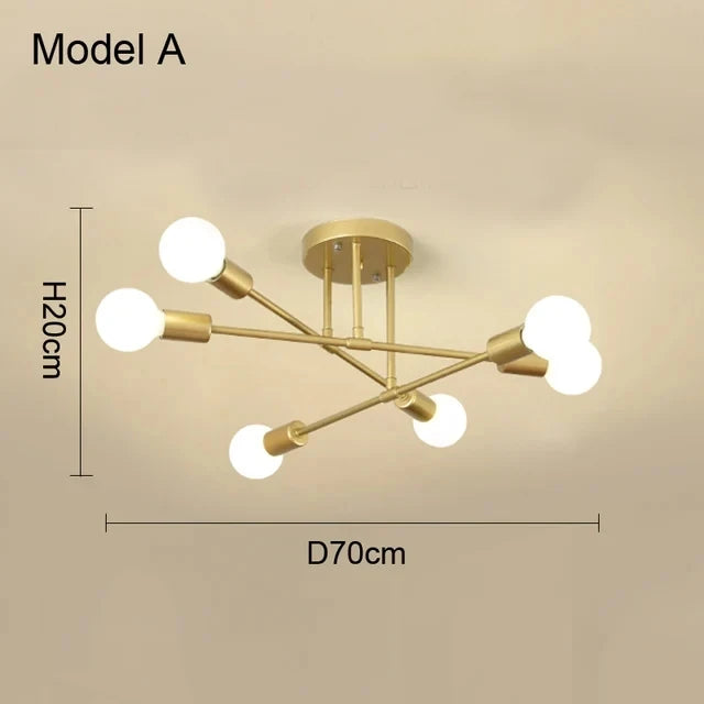 Nordic Minimalist LED Pendant Chandelier