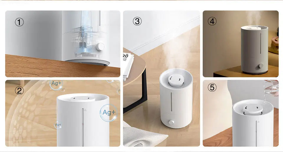 Humidifier 2 300mL/h Humidification 4L Large Capacity Mist Maker Aroma