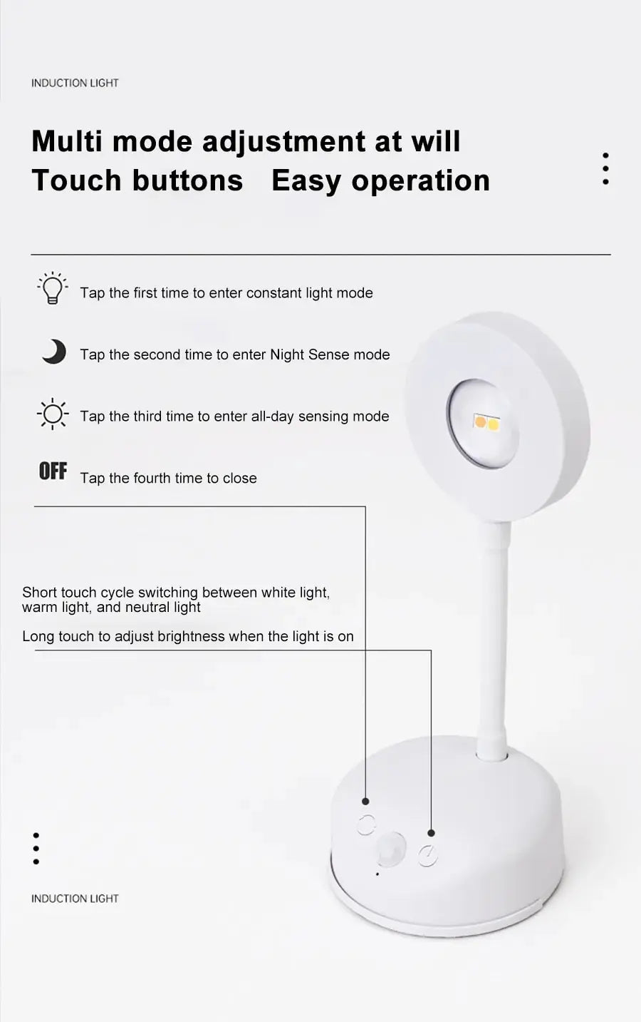 Motion Sensor Rechargeable Wall Light