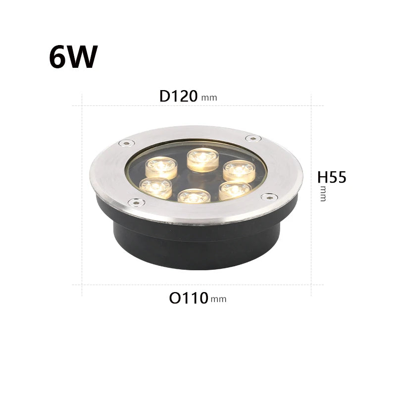 Slim Profile Inground Garden Light