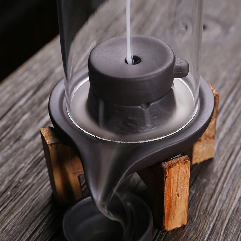 Retro Grinding Stone Backflow Incense Burner