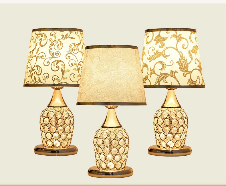 Crystal Base Table Lamp