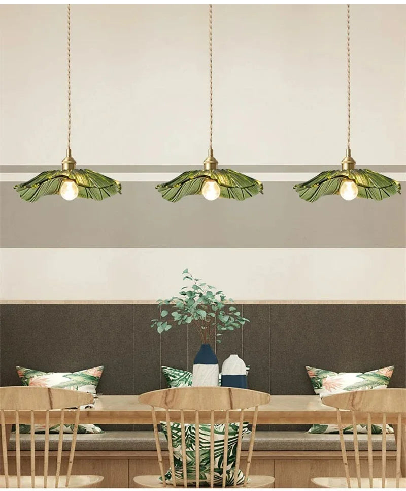 Vintage Flower Glass Ceiling Light