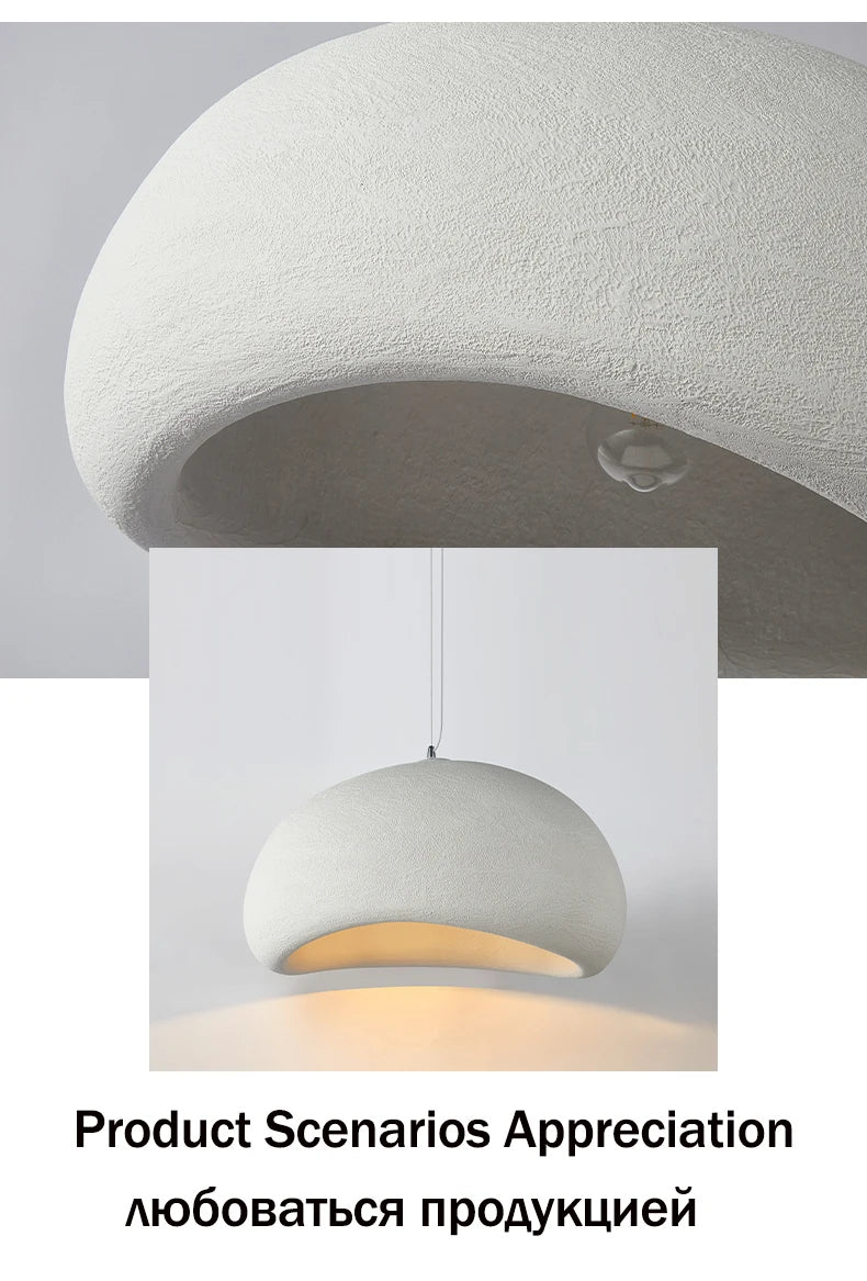 Wabi Sabi Oversized Dome Pendant