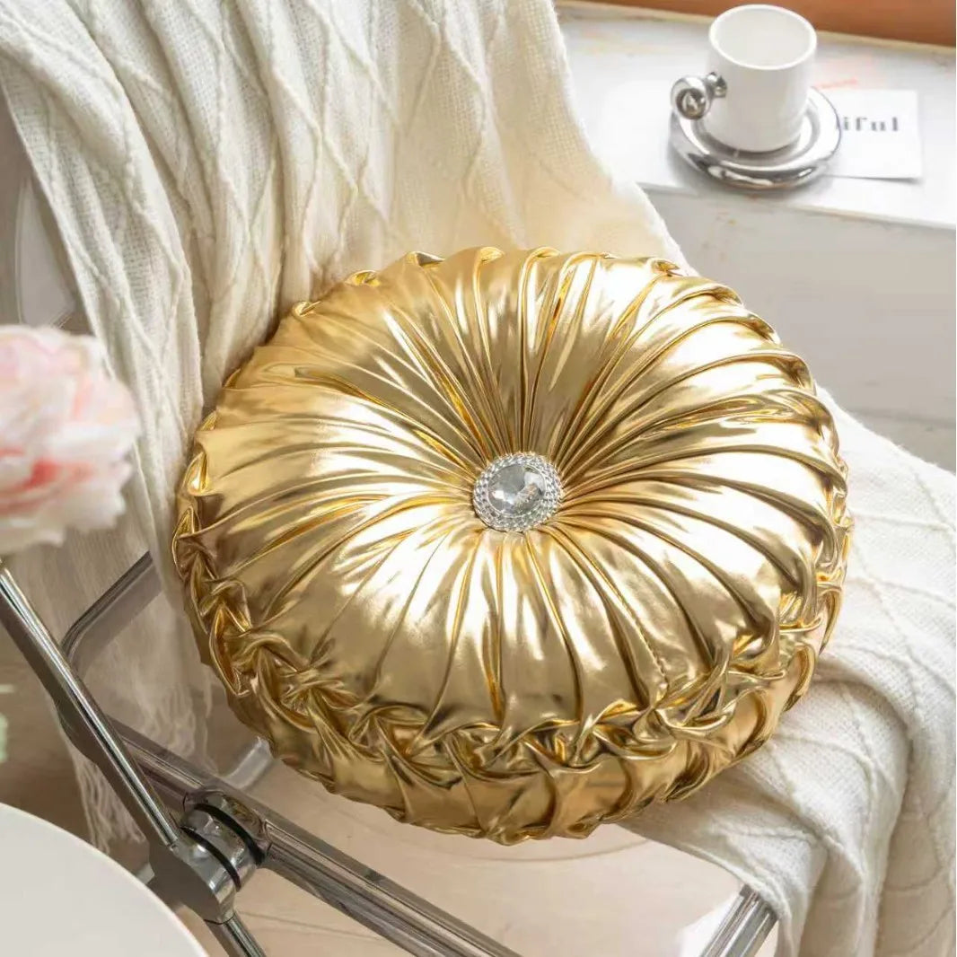 Metallic Style Sofa Pillow Bay Window Futon Seat Cushion Pumpkin Seat Cushion for Couch Floor