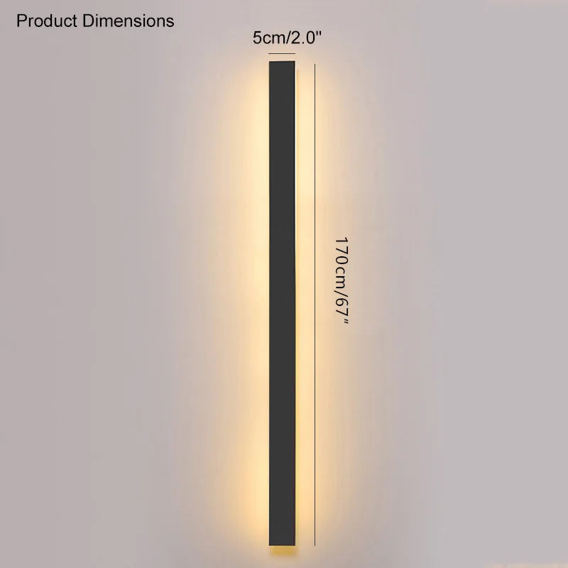 IP65 Minimalist Outdoor Wall Lamp