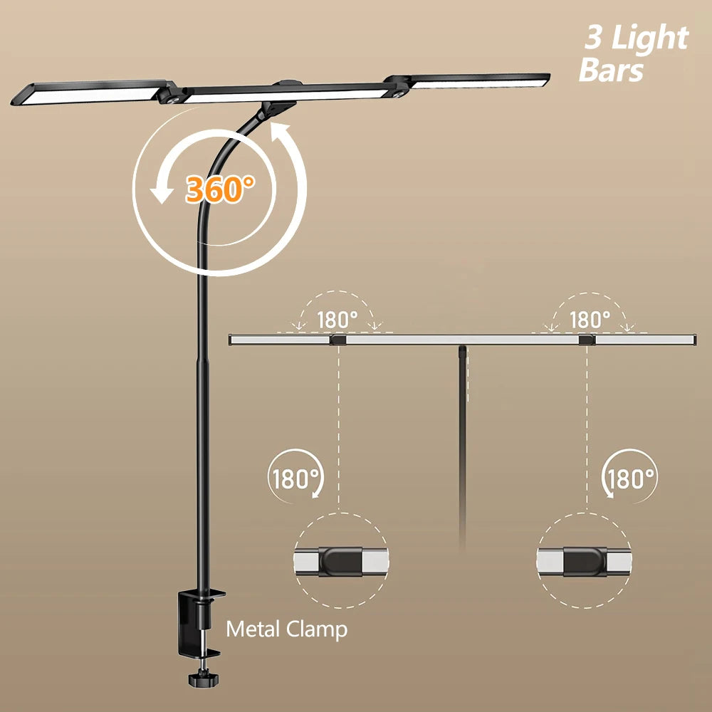 Eye-Care Metal Clip Lamp