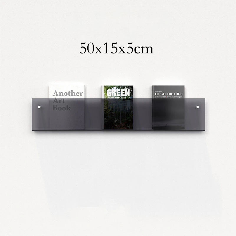 Acrylic Wall Magazine Rack