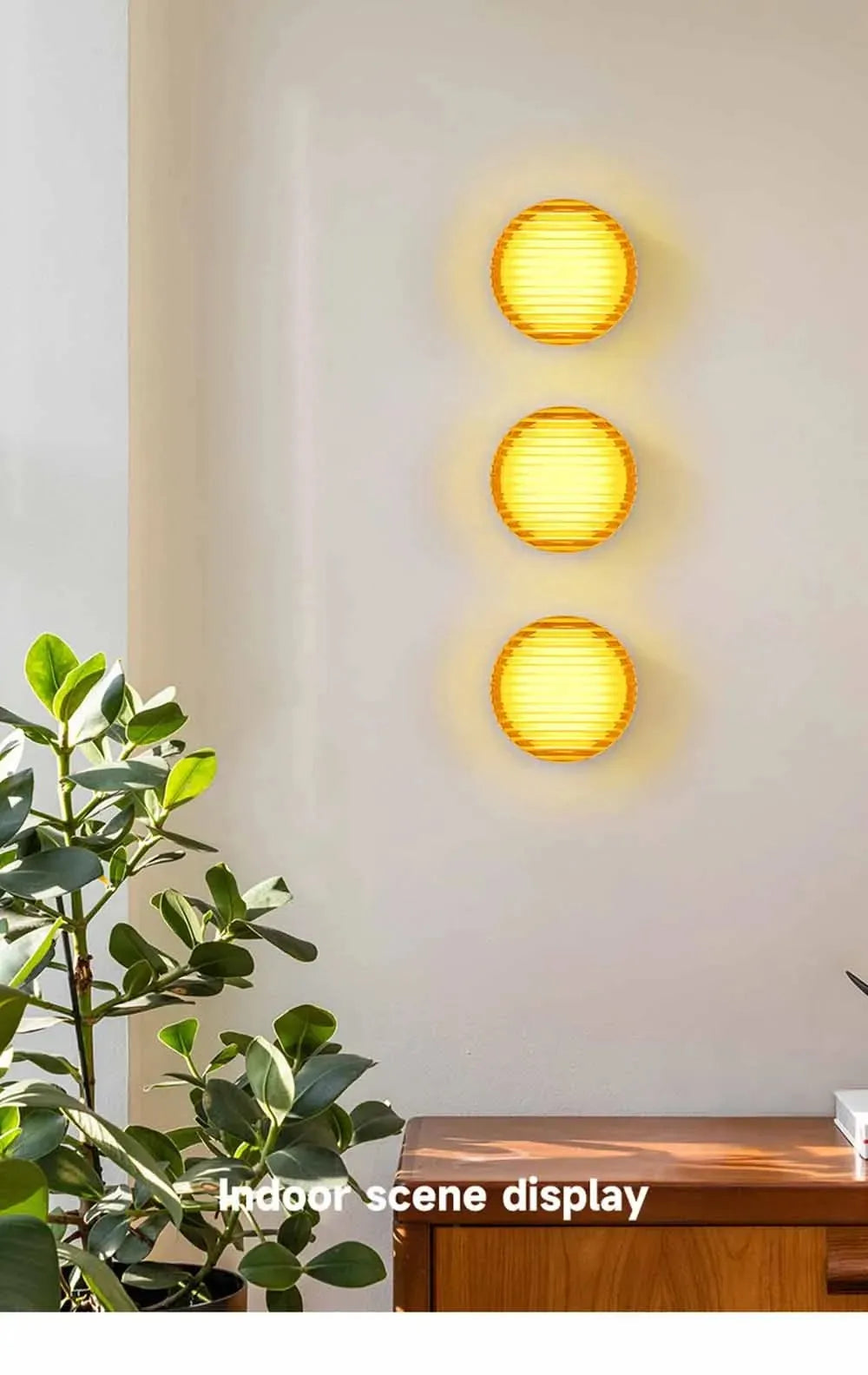 Round Acrylic LED Wall Sconce