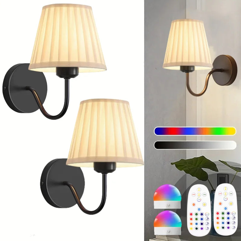Wireless Colour Changing Wall Light