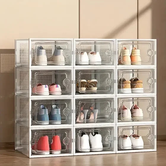 Stackable Clear Shoe Box Set