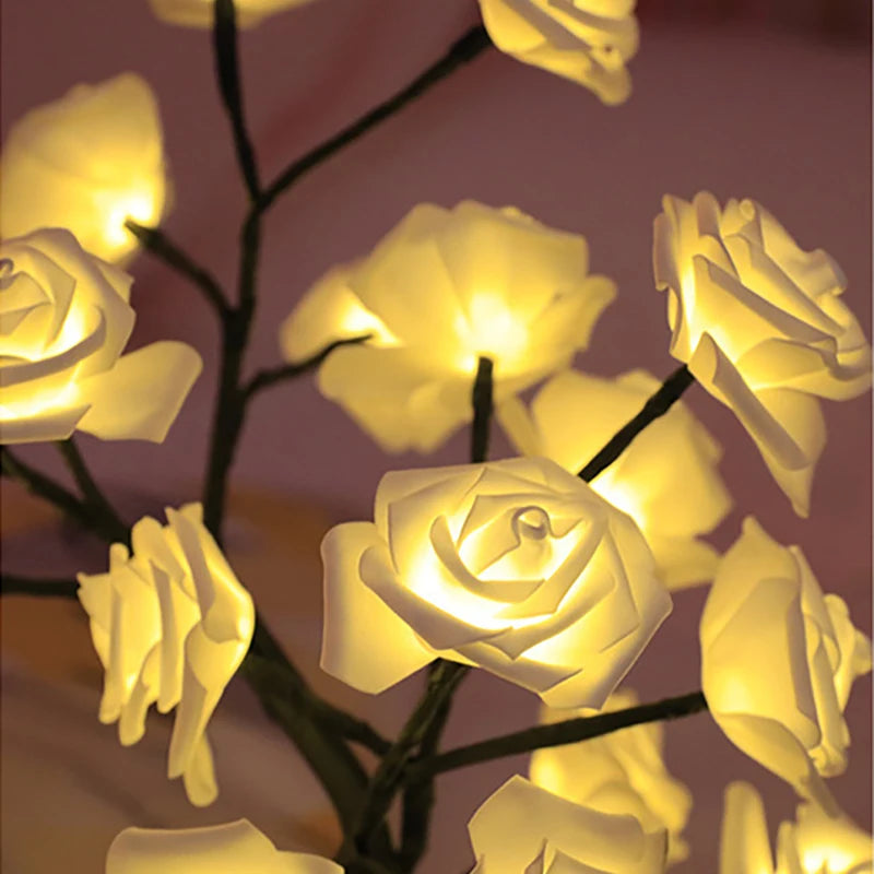 LED Rose Tree Night Light