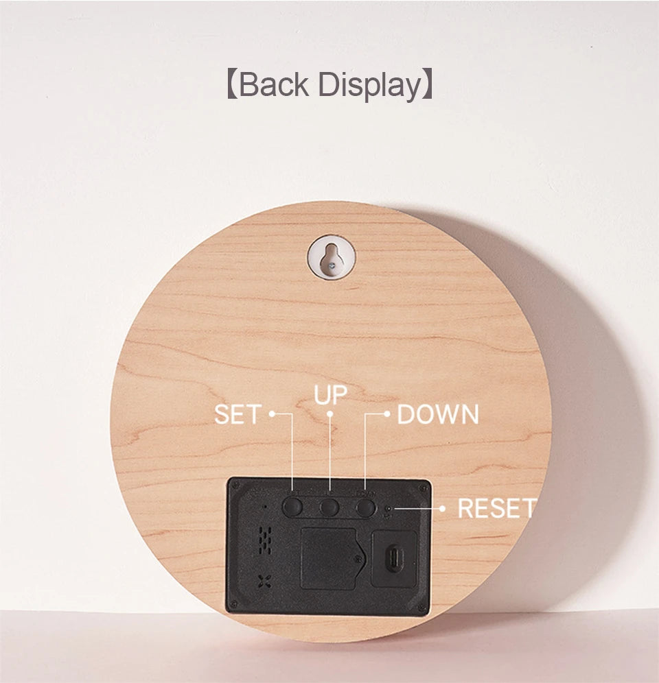 LED Digital Multifunction Wall Clock