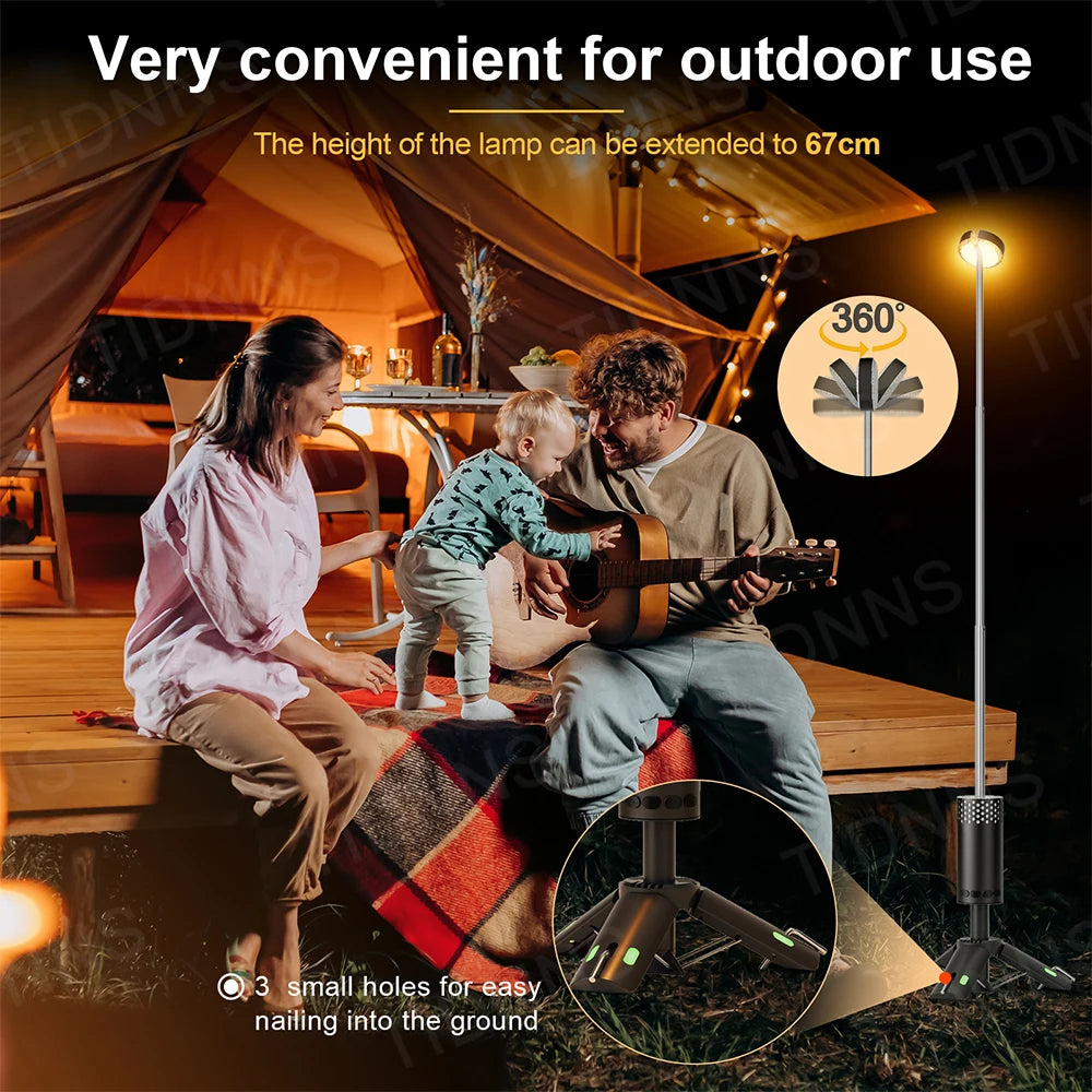 10000mAh Camping Light USB Rechargeable LED Emergency Lamp Outdoor