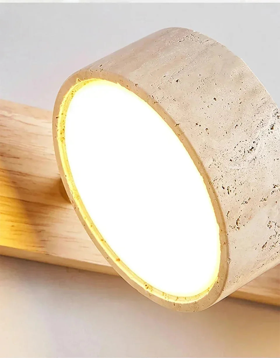 Travertine Stone Vanity Light