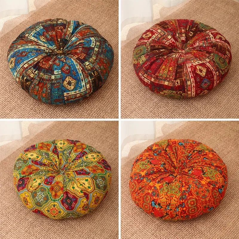 Bay Window Tatami Mats Futon Pumpkin Mats Multi-colored Cushions Thickened Lazy Butt Mats Chair Cushion Floor Cushion Futon