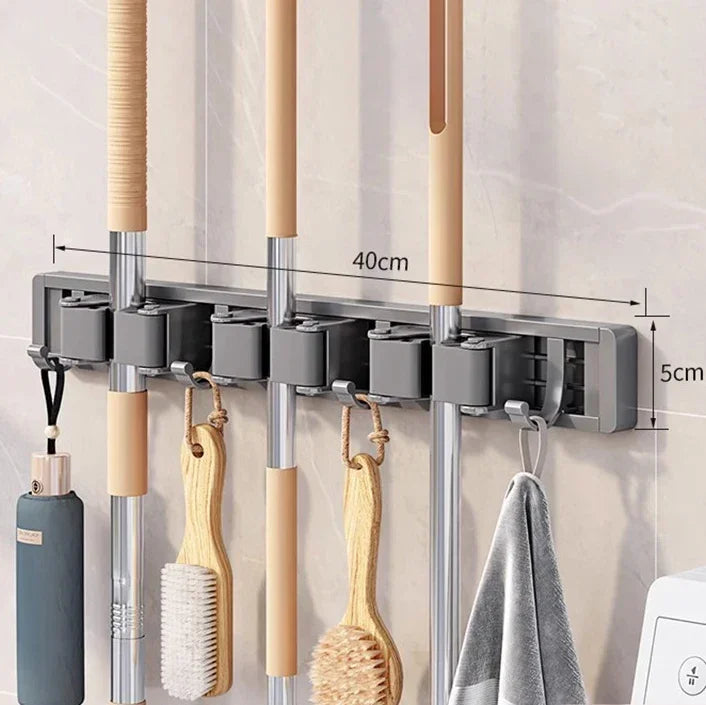 Wall Mounted Mop and Broom Holder