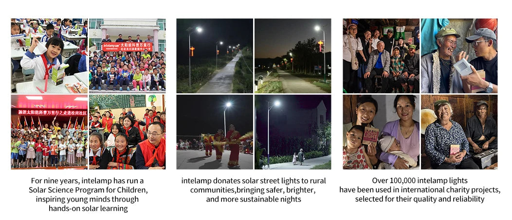 intelamp Long Life 4000mah Solar Pendant Lights Indoor&Outdoor