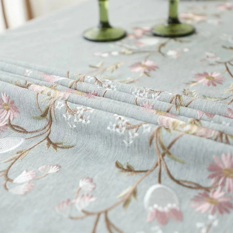 Nordic Style Tassels Cotton Linen Tablecloth,Modern Simplicity