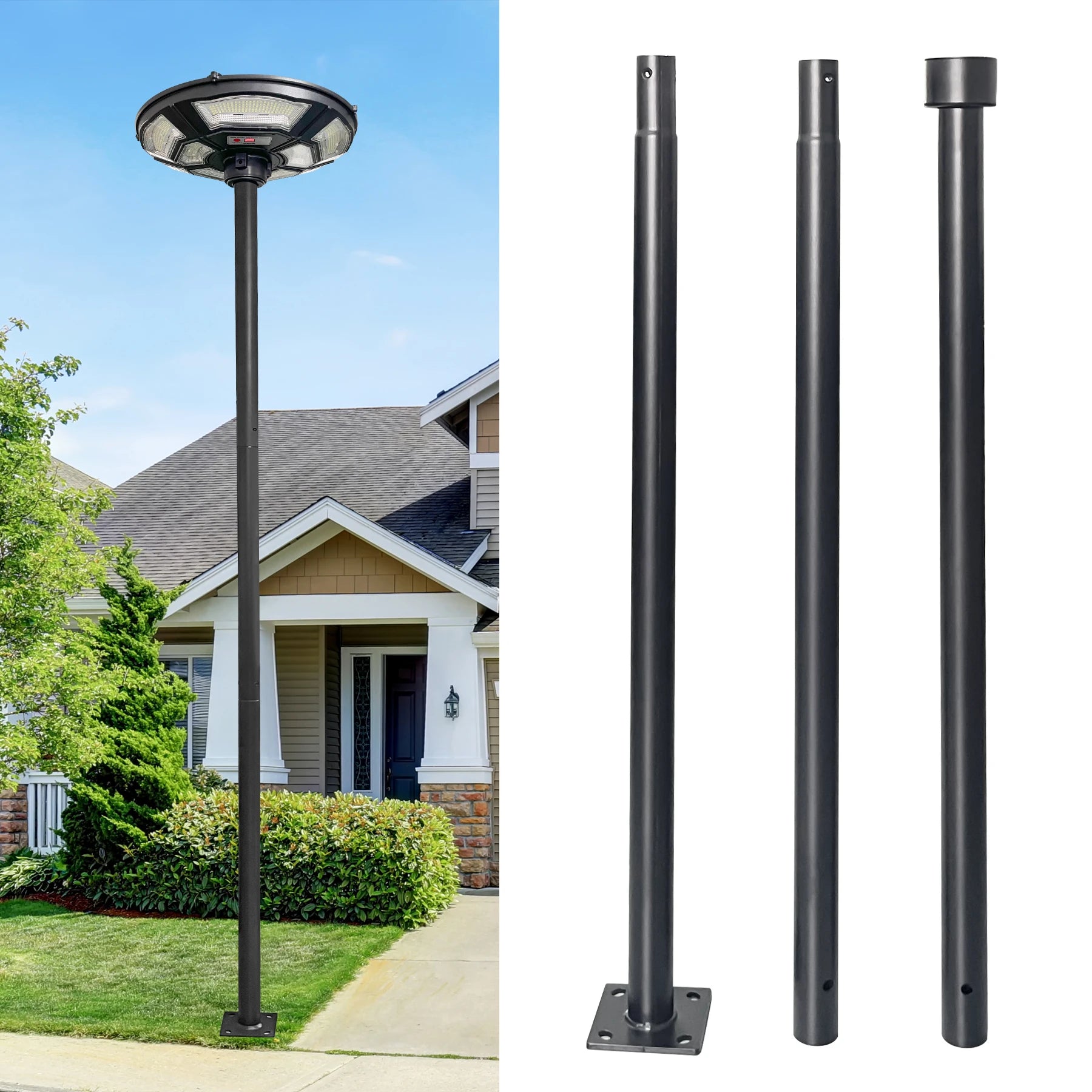 Three Metre Iron Lamp Post