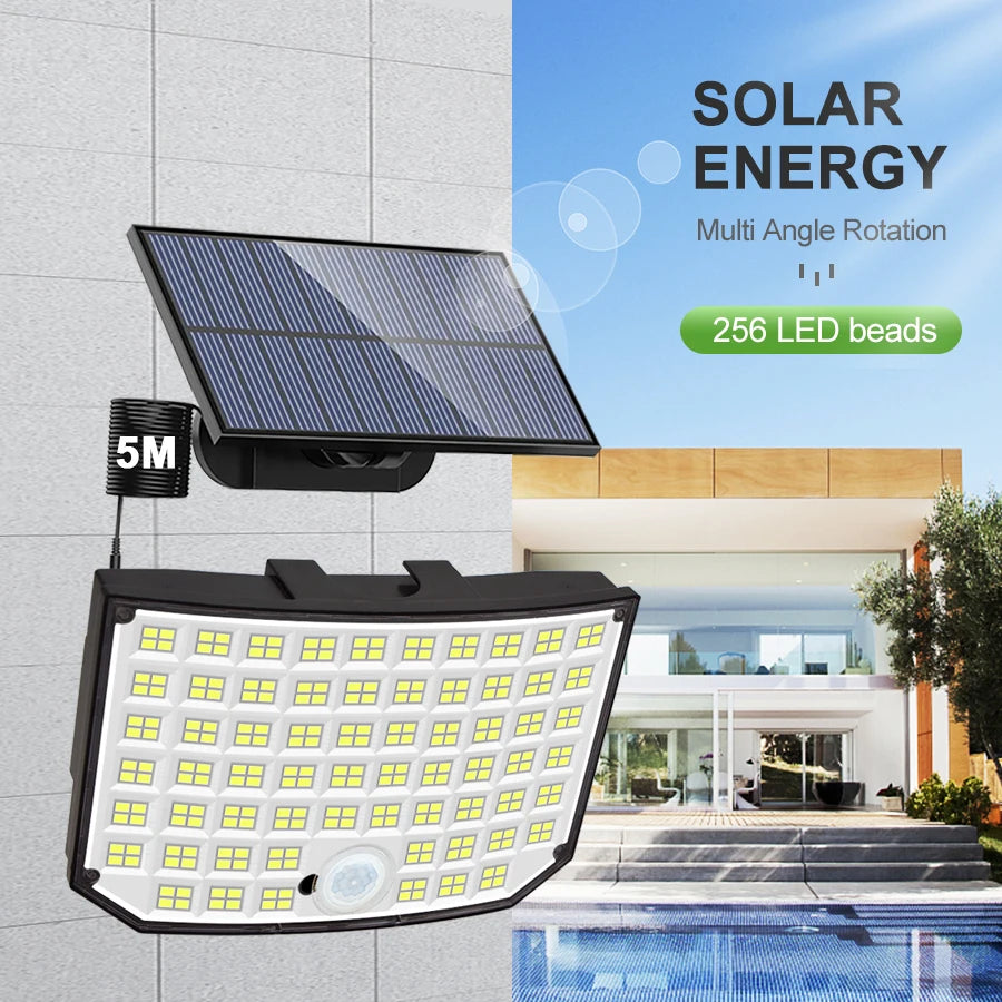 Solar Security Flood Light Motion Sensor