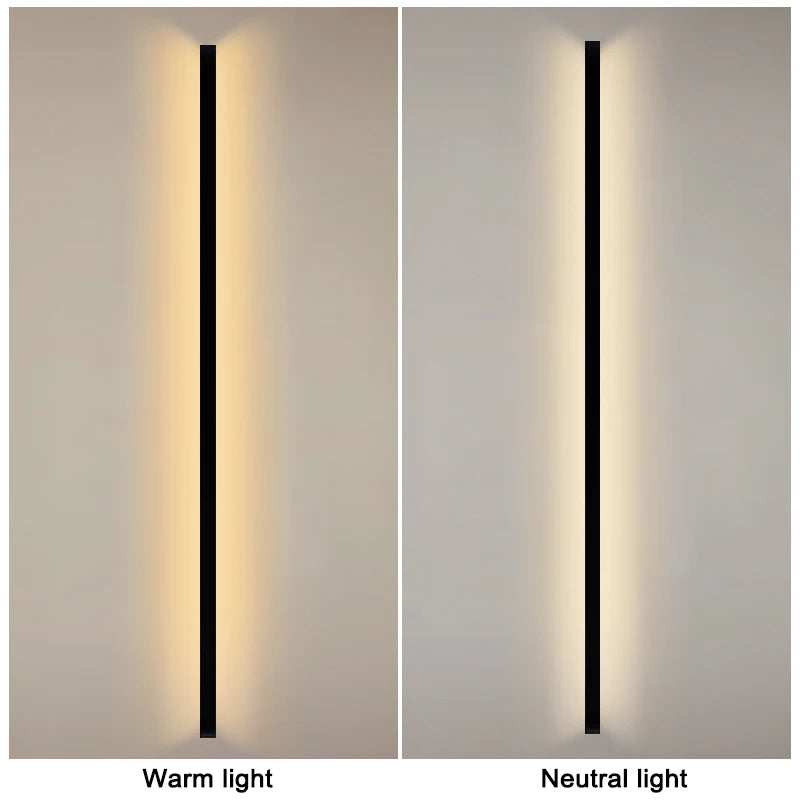 Aluminium Strip Outdoor Wall Lamp