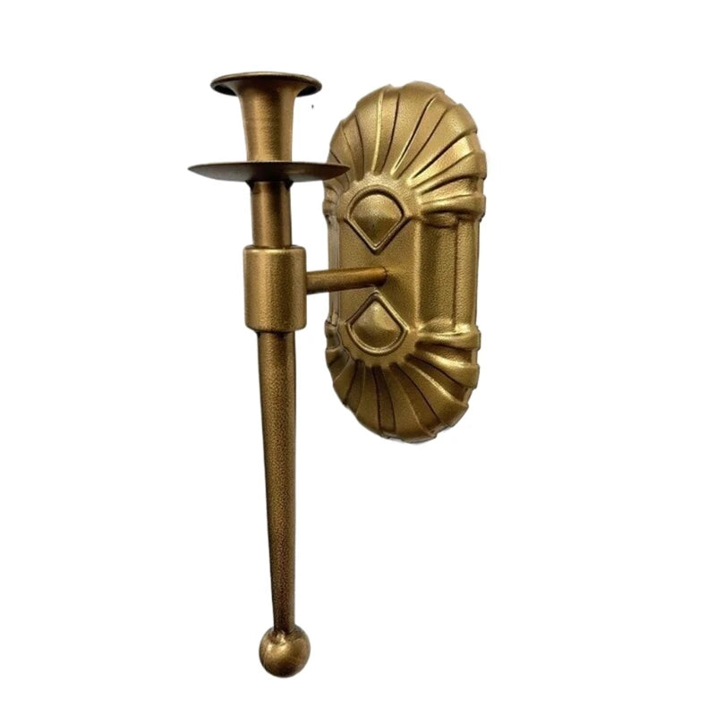 Sophisticated Wall Mount Holder European Antique Hanging Candlestick