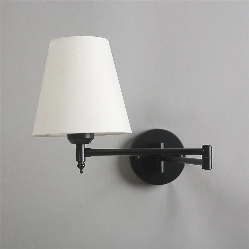 Folding Rocker Arm Wall Lamp