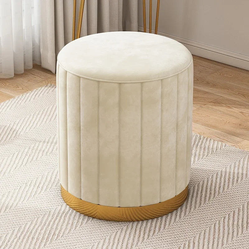 Round Storage Stool with Lift Top